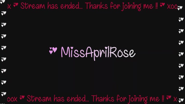 MissAprilRose's Streamate show and profile